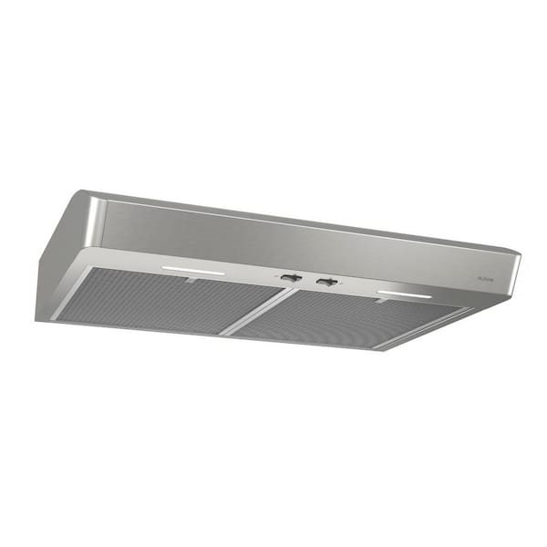 Broan-NuTone Mantra AVSF1 30 in. 375 Max Blower CFM Convertible Under-Cabinet Range Hood with Light in Stainless Steel