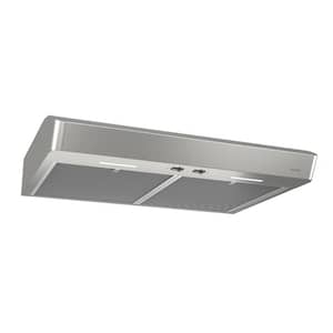 Mantra AVFS1 36 in. 375 Max Blower CFM Convertible Under-Cabinet Range Hood with Light in Stainless Steel