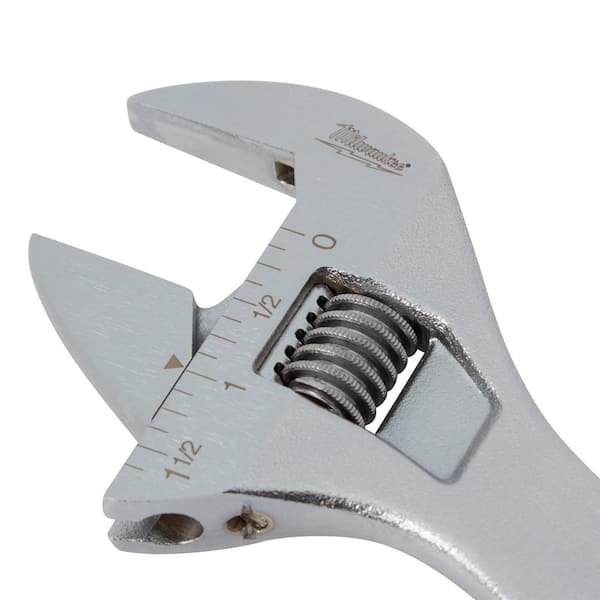 Wide Jaw Adjustable Wrench for sale online Milwaukee 48-22-7508 8 In