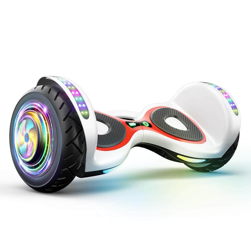 Wildaven Self Balancing Electric Hoverboard with LED Lights Long Lasting Battery ZPKJN10232569 The Home Depot