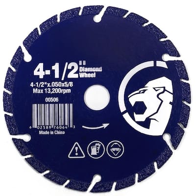 Stark 14 in. Metal Cut Cutting Saw Wheel Turbo Segmented Rim Diamond Blade (1-Pack)