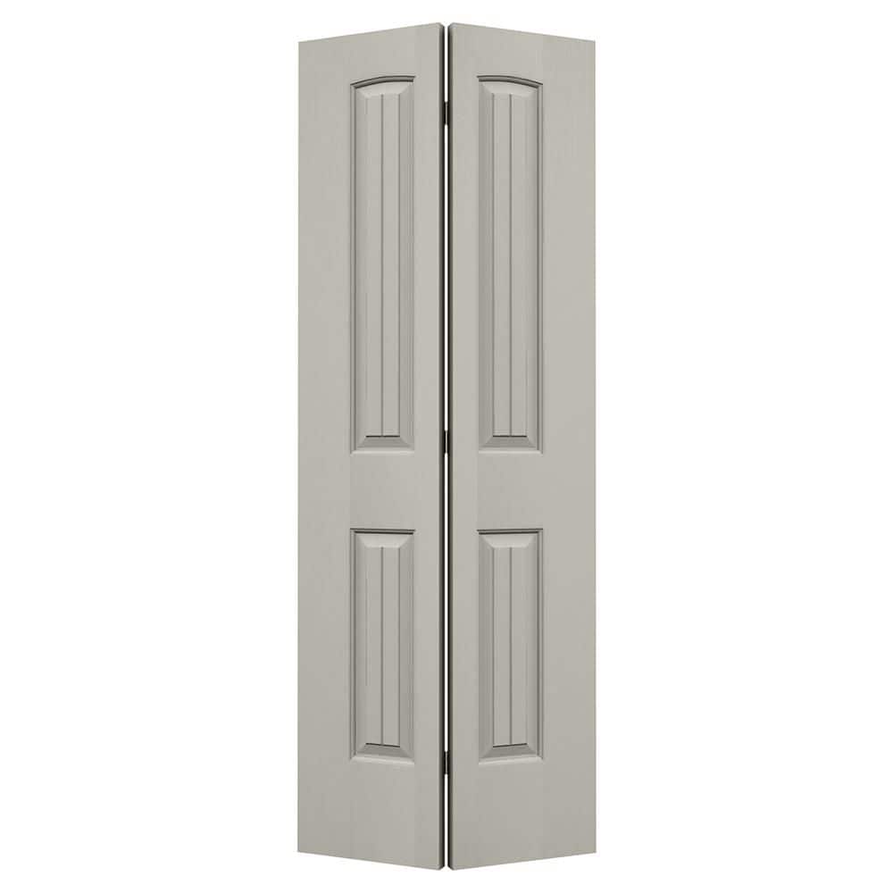 JELD-WEN 30 in. x 80 in. Santa Fe Vanilla Painted Smooth Molded