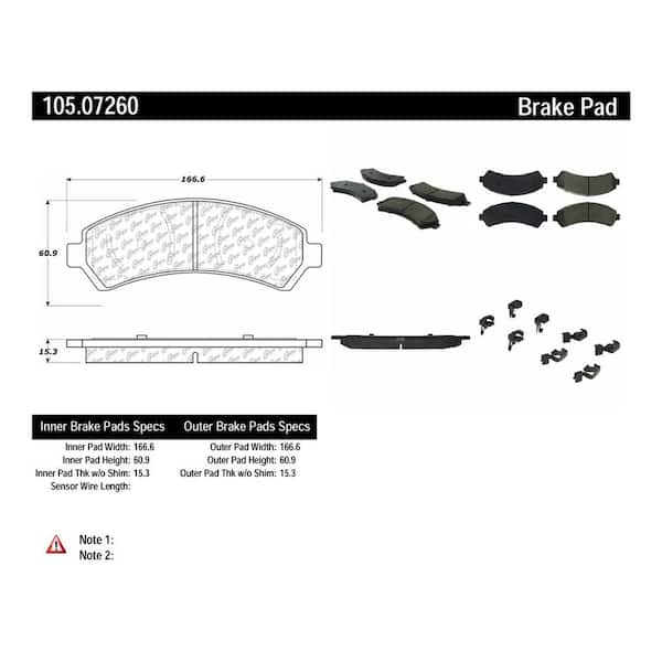 Centric Parts Disc Brake Pad Set