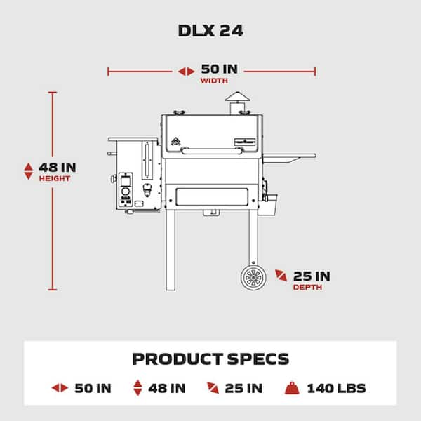 Camp Chef DLX Pellet Grill in Stainless Steel PG24S The Home Depot