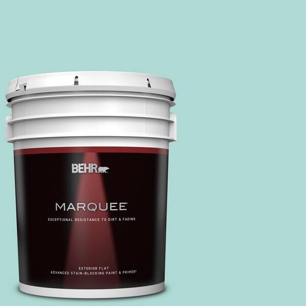 BEHR MARQUEE 5 gal. #M450-3 Wave Top Flat Exterior Paint & Primer