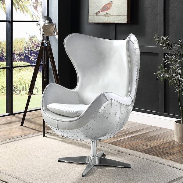 Acme Furniture Brancaster Metal Wood Ergonomic Executive Chair in