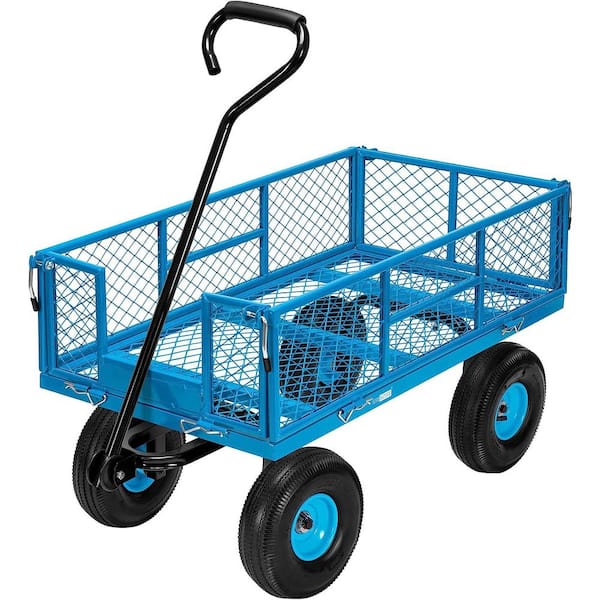VEVOR Steel Garden Cart, Heavy Duty 1200 lbs Capacity, with