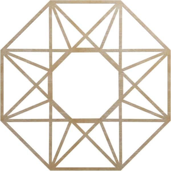 Ekena Millwork 0.25 in. x 38 in. x 38 in. Wood Medallion Moulding