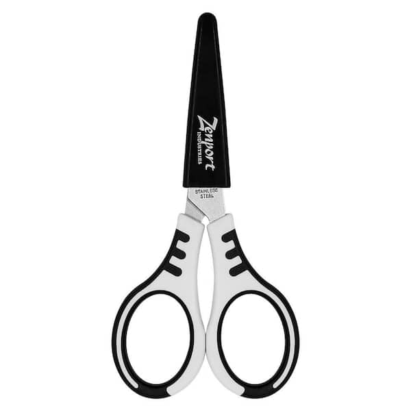 ZENPORT 5.25 in. L Stainless Trimming Scissors, Trimmer Bee