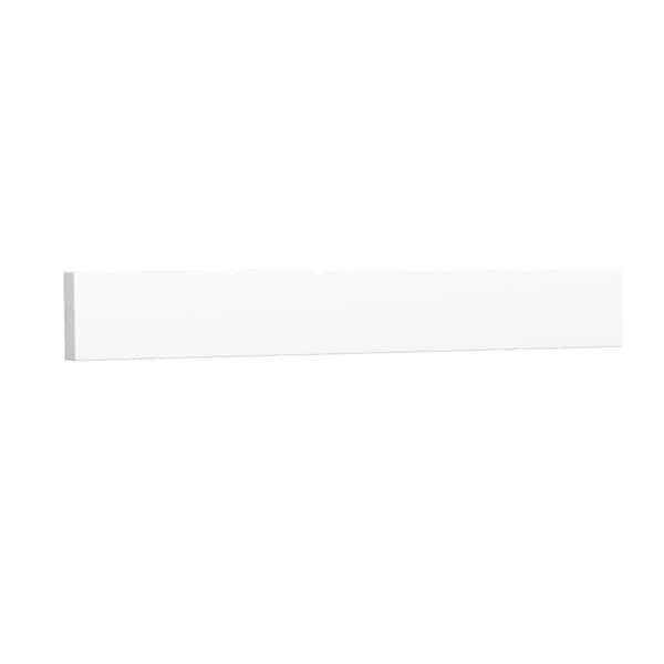 24 in. W Cultured Marble Vanity Backsplash in White