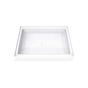 DreamLine SlimLine 42 in. x 42 in. Double Threshold Shower Pan