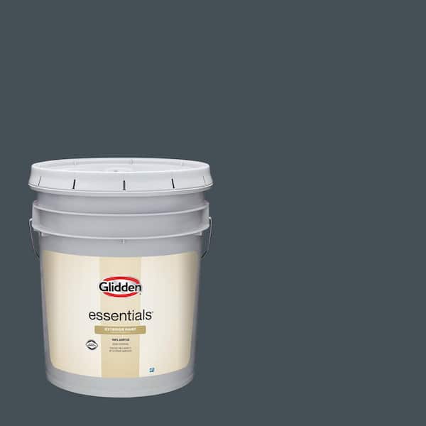 Glidden Essentials 5 gal. PPG1039-7 High Salute Semi-Gloss Exterior Paint