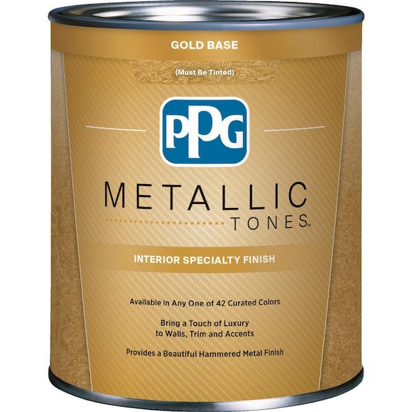 PPG METALLIC TONES 1 qt. Gold Metallic Interior Specialty Finish