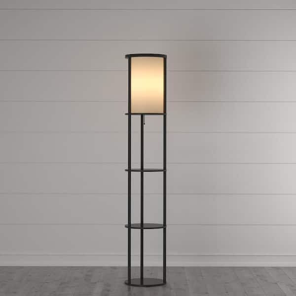 Adesso stewart deals shelf floor lamp