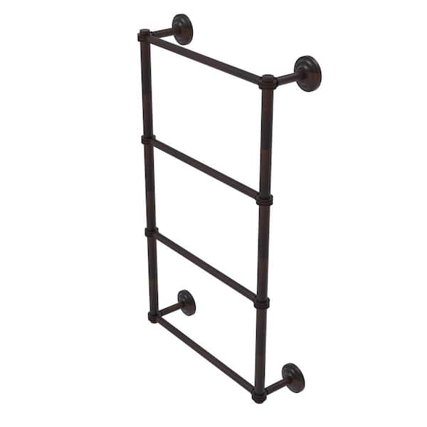 Allied Brass Que New Collection 24 in. Wall Mounted Guest Towel Holder in Venetian Bronze