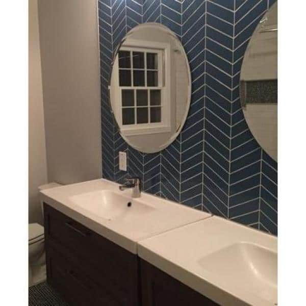 Decor Wonderland 22 In W X 28 H, How Much Do Frameless Bathroom Mirrors Cost