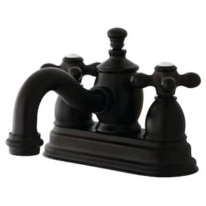 English Country 4 in. Centerset 2-Handle Bathroom Faucet in Oil Rubbed Bronze