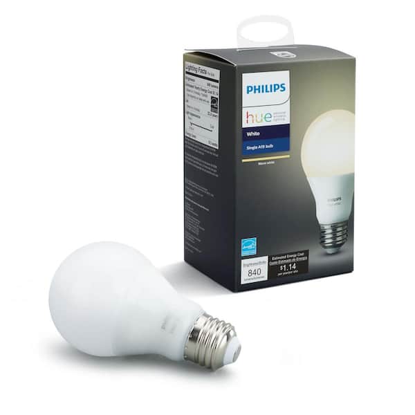 Unbranded White A19 LED 60W Equivalent Dimmable Smart Wireless Bulb