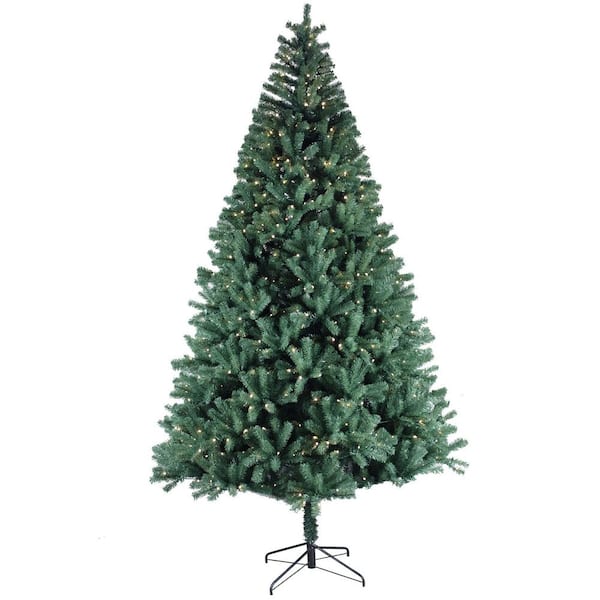 9 ft. Artificial Tree with 108-inch pre-lit LED treefeatures dense branches for Outdoor