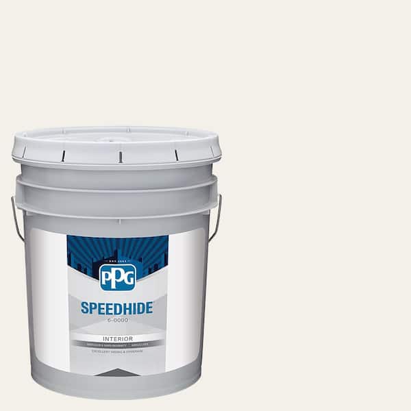 5 gal. PPG0998-1 Cotton Tail Satin Interior Paint
