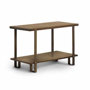 Allenton 48 in. Dark Oak Rectangle Wood Console Table with 1-Shelf