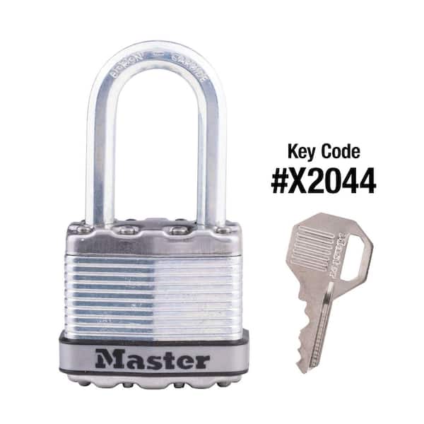 Master Lock Commercial Outdoor Padlock Keyed the Same, 1-3/4 in. Wide, 1-1/2 in. Shackle