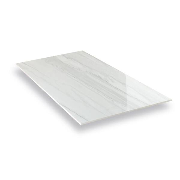 Apollo Tile Splendor White 23.7 in. x 47.25 in. Polished Porcelain