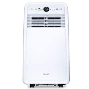 7,500 BTU (4,000 BTU, DOE) Portable Air Conditioner for 200 sq. ft. with Easy Setup Window Venting Kit and Remote-White