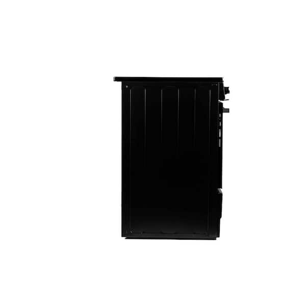24 in 4 Burner Element Freestanding Electric Range in Black