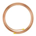 Everbilt 3/8 OD in. x 10 ft. Copper Soft Refrigeration Coil Pipe D 06010PS  - The Home Depot