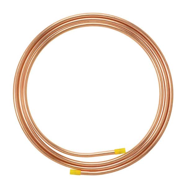 Everbilt 3/8 OD in. x 10 ft. Copper Soft Refrigeration Coil Pipe