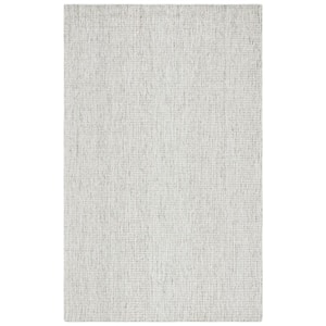 Abstract Sage/Ivory 3 ft. x 5 ft. Geometric Speckled Area Rug