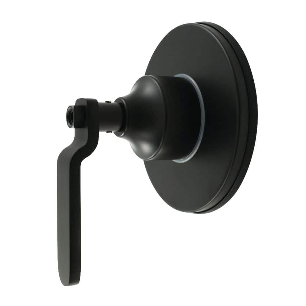 Whitaker 1/2 in. Single-Handle 1-Hole Wall Mount 3-Way Diverter Valve with Trim Kit in Matte Black price history on PriceWatchPro