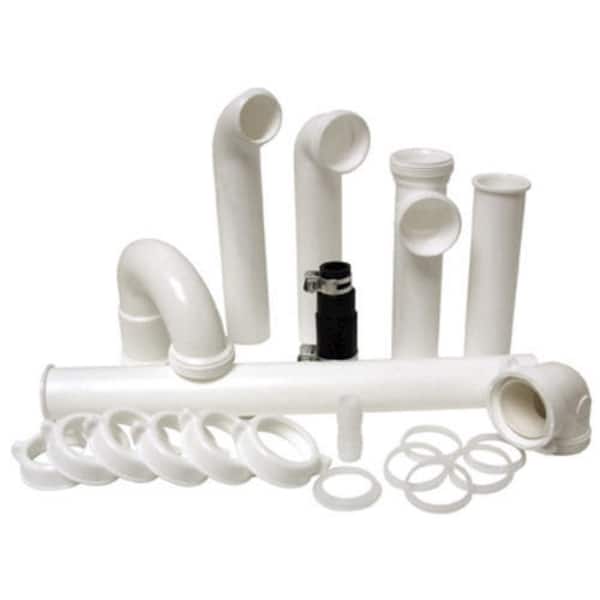 PF WaterWorks Garbage Disposal Installation Kit in White