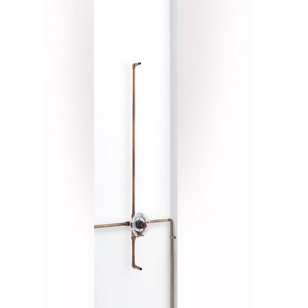 Rite-Temp Brass Pressure-Balancing Valve with Push-Button Diverter