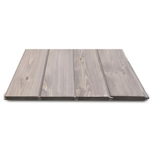 1 in. x 4 in. x 84 in. Weathered Knotty Pine Barn Wood Tongue and Groove Board (15-Pack)