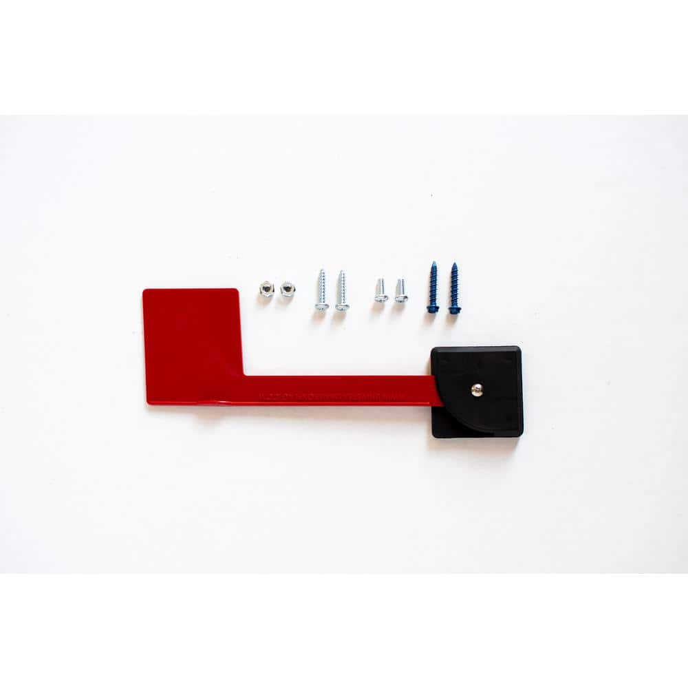 RetroFit Red Plastic Universal Mailbox Flag with Mounting Hardware