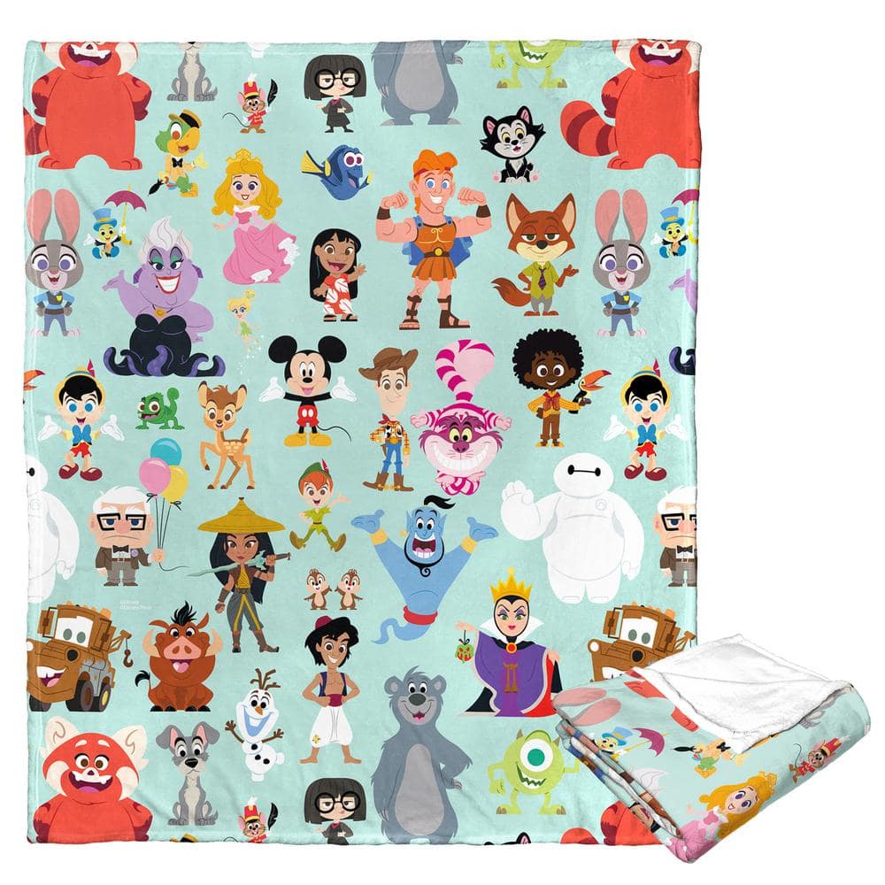 UPC 190604607757 product image for Ent Disney D100 Portaganist Parade Silk Touch Multi-Colored Throw | upcitemdb.com