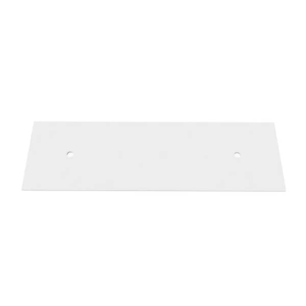 castellousa 60 in. Rectangular Bathroom Countertop Shelf, Vanity Top in White Solid Surface