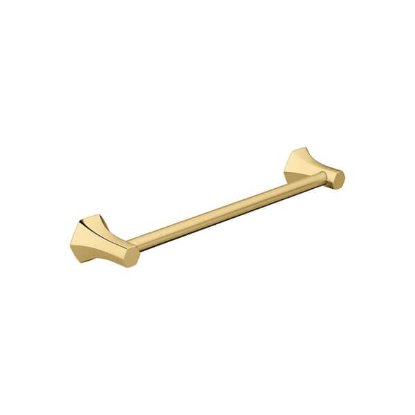 Hansgrohe Locarno 21 in. Towel Bar in Brushed Gold Optic