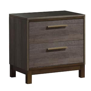 Agnes Curved Edge 2 Drawer Bedside Table