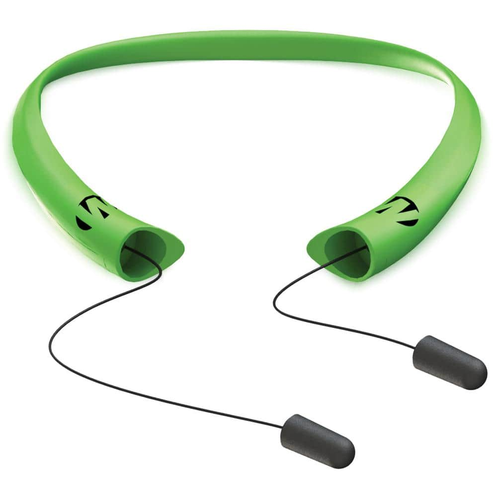 Walkers Game Ear Neck Worn Passive-High Visibility in Green