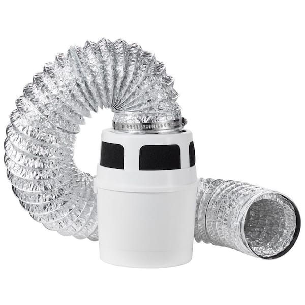 3-in-1 Indoor Dryer Vent Kit w/ Bucket, 4 in. x 5 ft. Hose, Premium Quality No Extras for Apartments and RVs 2025 Update