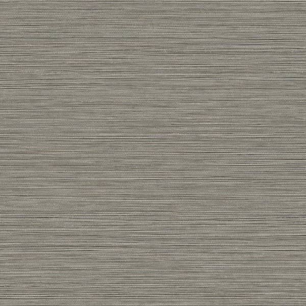 Seabrook Designs Grasslands Cliffside Charcoal Vinyl Strippable Roll (Covers 60.75 sq. ft.)
