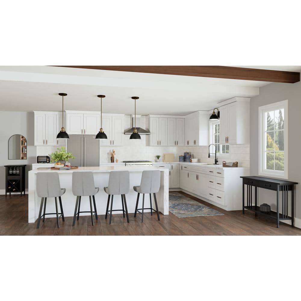 Brookings White Shaker Double Door Base Cabinet