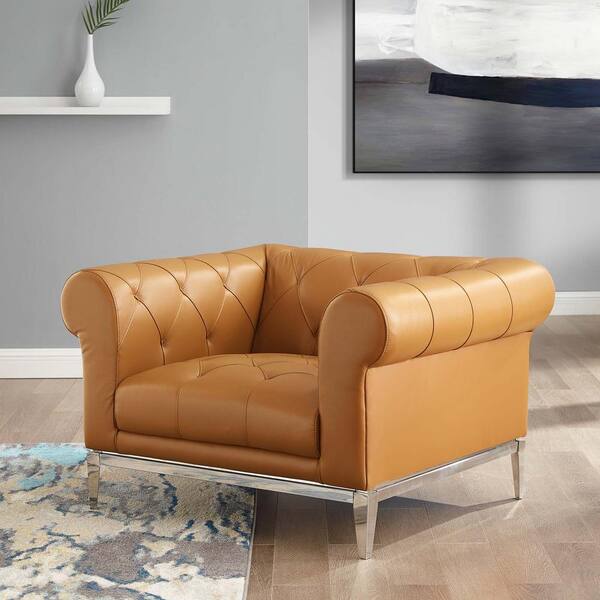 chesterfield armchair leather