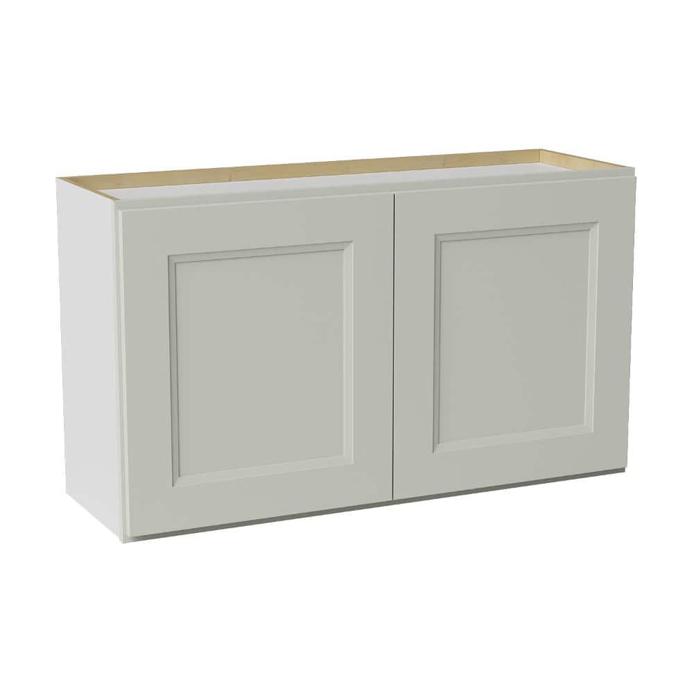 36 in. W x 12 in. D x 21 in. H Ready to Assemble Double Shaker Wall Kitchen Cabinet in Laguna Grey price history on PriceWatchPro