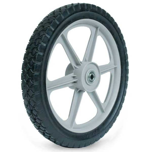 Martin Wheel 14X1.75 Plastic Spoke Semi-Pneumatic Wheel 1/2 in. Ball ...