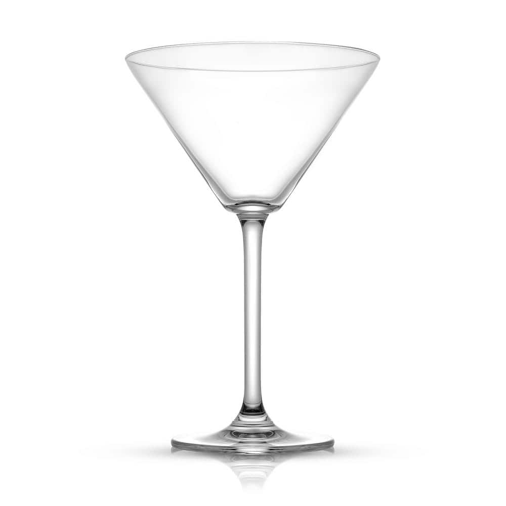 Olivia 8.4 oz Clear Crystal Martini Cocktail Glasses Set
