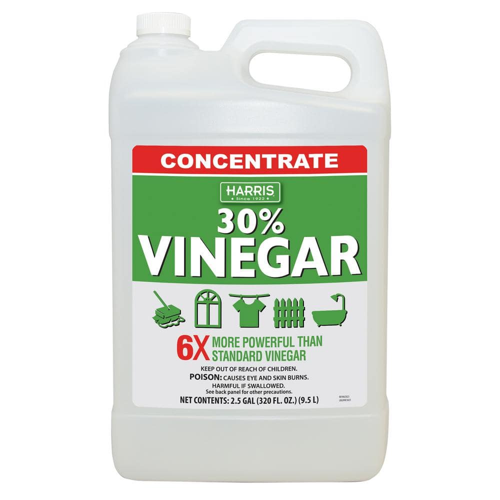 Harris 128 oz. 30% Vinegar All Purpose Cleaner Concentrate VINE30-128 - The  Home Depot